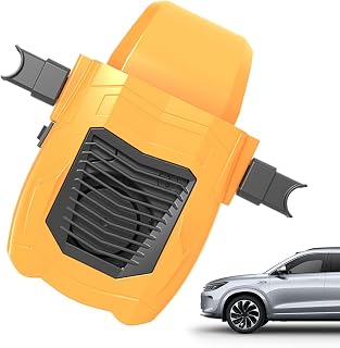 Calentador de coche, ventilador de 12 V de calentamiento rápido, descongelador de motor enchufable, para SUV, RV, tractor, remolque, automóvil, invierno, estacionamiento al aire libre