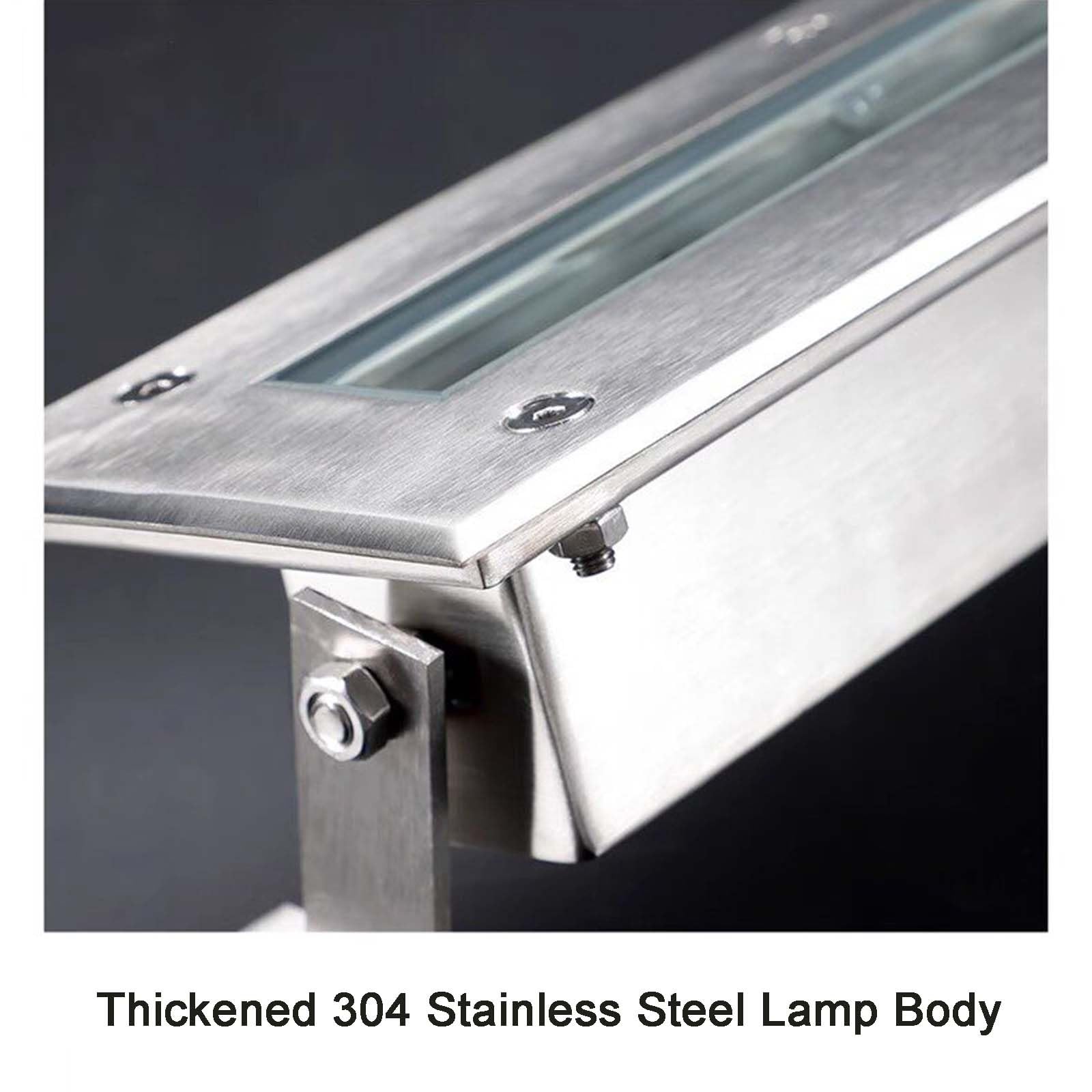 Luces LED Bañadoras De Pared Para Exteriores: Foco LED Rectangular Impermeable IP65, Foco Empotrable En Suelo De 24 V; Ideal Para Iglesias, Publicidad, Patios Y Jardines(Yellow,24W(24V))
