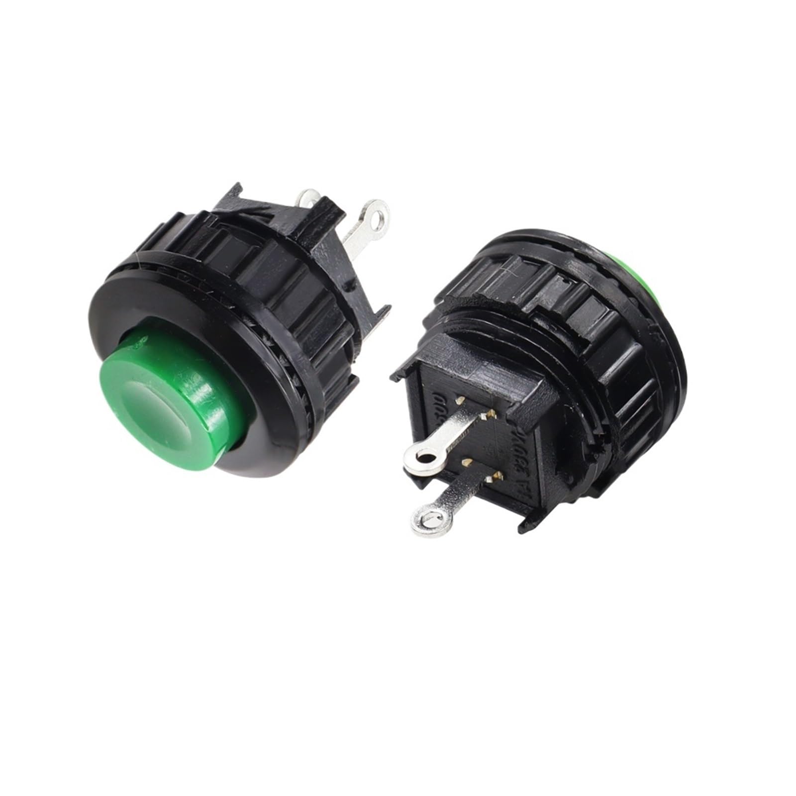 10 interruptores de boton DS-500 verdes de 14mm para proyectos electricos 8