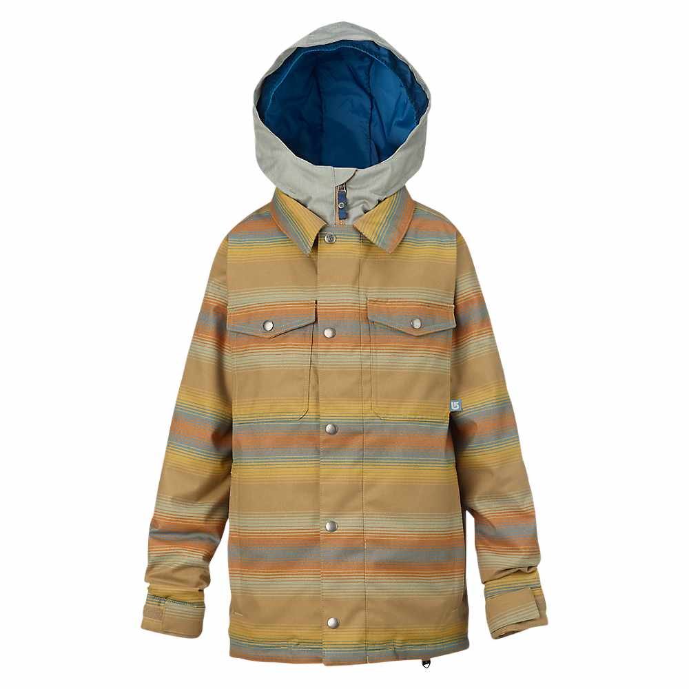 Amazon | Burton(バートン) BOYS UPROAR JACKET 11581101 BEACH STRIPE