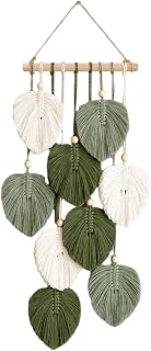 champracer Makramee Wandbehang Boho Deko Makramee Wandteppich mit Holzperlen und im Test