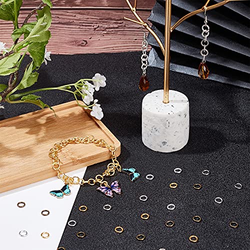 Chgcraft 480Pcs 4Colors Closed Jump Rings For Necklace Bracelet Jewelry Making Ring Jewelry Keychain For Jewelry Making Accessories #TOP3
