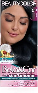 Beauty Color Tintura Bela&Cor Kit Sem Amonia 2.11 Preto Azulado