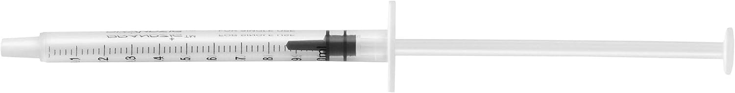 1ml Oral Syringe - 100 Pack – Luer Slip Tip, No Needle, Sterile Individually Blister Packed - Medicine Administration for Infants, Toddlers and Small Pets