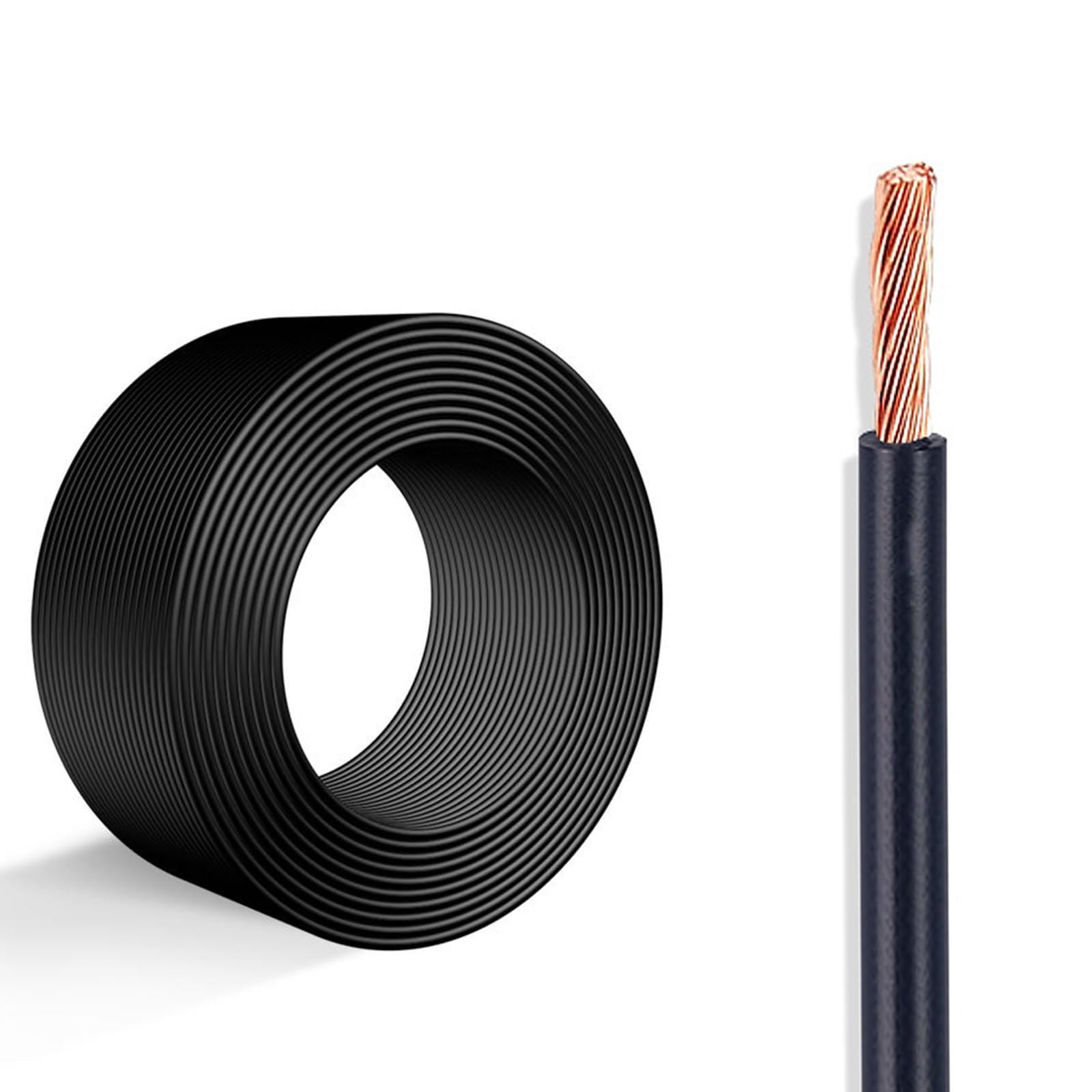 Cable Electrónico De Cobre Con Aislamiento De PVC, Certificado Por UL, 300 V, 176 (80 °C), Flexible Y Duradero for Lavadoras, Electrónica De Bricolaje Y Herramientas Eléctricas(25ft,18AWG)
