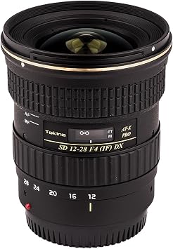Tokina ATXAF128DXC 12-28mm f/4.0 Pro APS-C Lens for Canon, Black