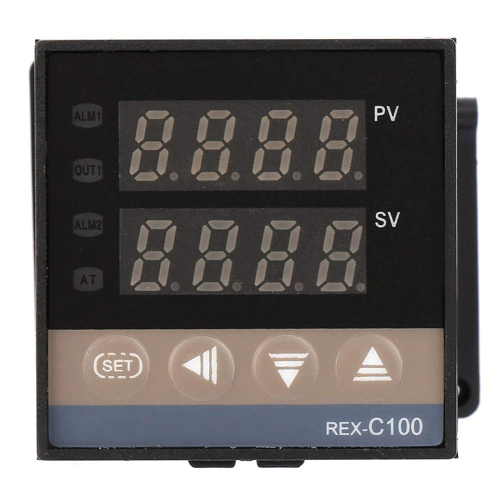 Regolatore di temperatura, 0-400 ℃ REX-C100 FK02-M * AN Termostato digitale PID Termostato AC 250V Interruttore di controllo della temperatura Termostati