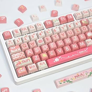 Amazon | ILYCHEEGAMI PBT XDA グラデーション ピンク カートゥーン