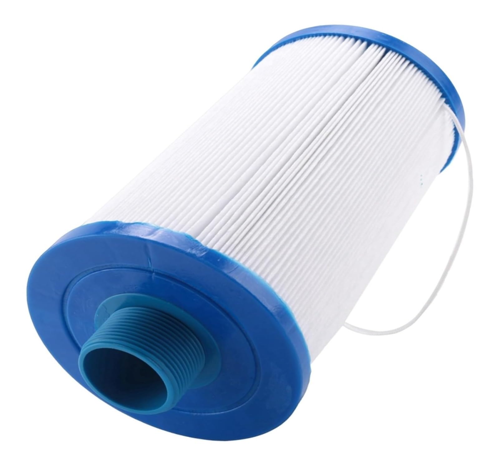 For cartucho de filtro de spa compatible con 303279, FC-2402, for AquaTerra, for Dream Hot Tub, filtro de piscina, rosca fina de 1/2 pulgada, blanco y azul, 1 unidad