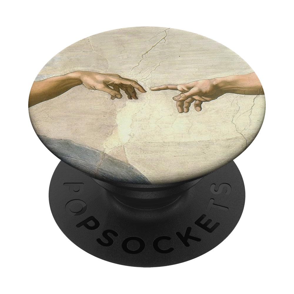 Creation of Adam Michelangelo Buonarroti Painting Art Pop PopSockets Adhesive PopGrip