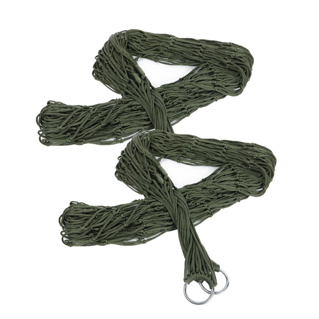 Hamac de camping en nylon filet : fini le sol humide en forêt avec ce lit de chasse