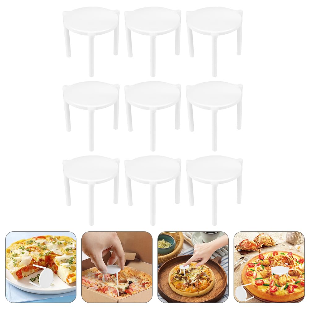 200Pcs Économiseur Pizza Stand Trépied Pizza Pile Rack De Fixation Titulaire Anti Bâton Stand pour Prendre Service À Emporter