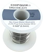Vista 1 de Chip Quik SMD3SW.020 8OZ Solder Wire 62/36/2 Tin/Lead/Silver no-clean .020 1/2lb