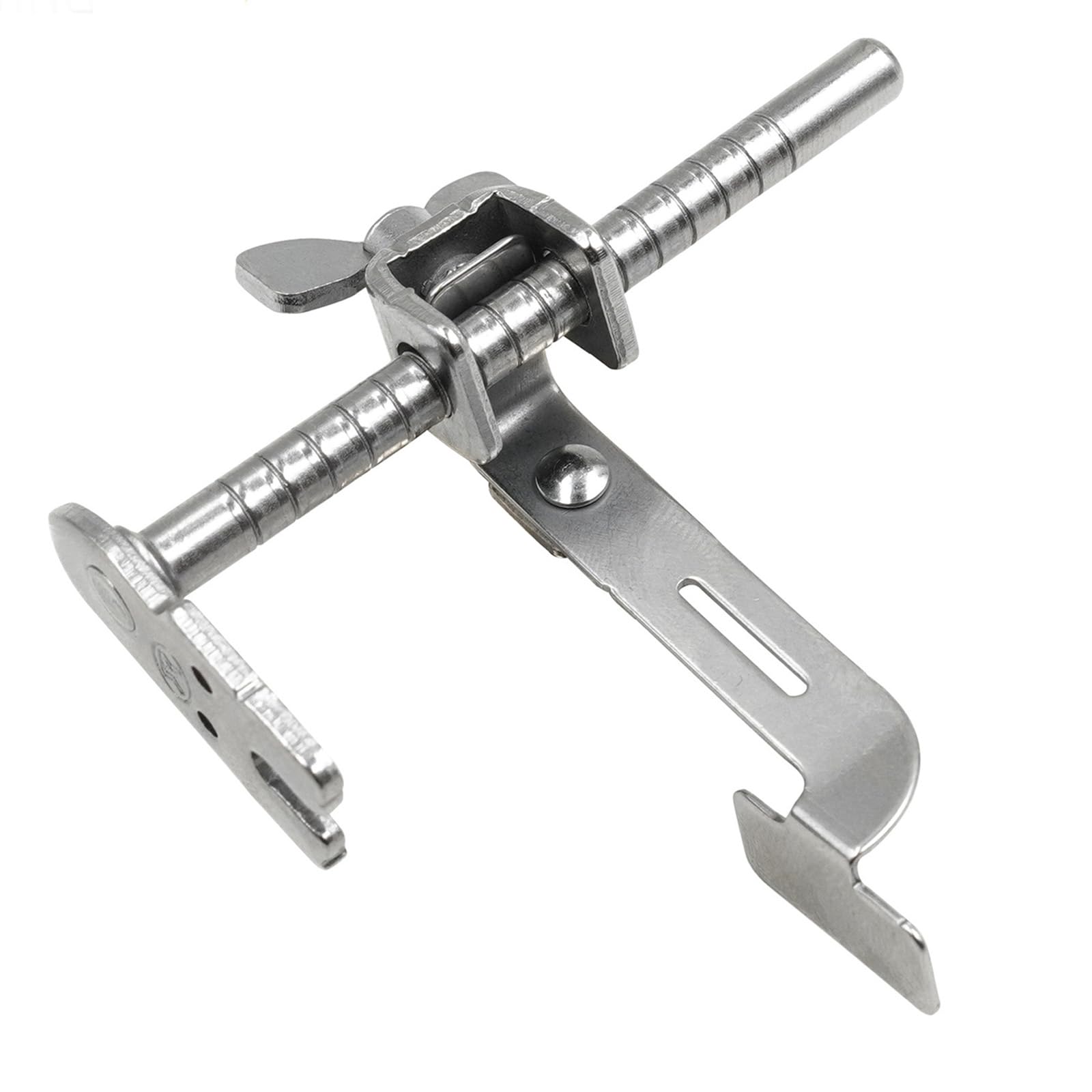 PANGBOER Professional Flatbed Sewing Machine Guide Width Adjustable Metal Flatbed Stitching Guide for Industrial Machine Metal