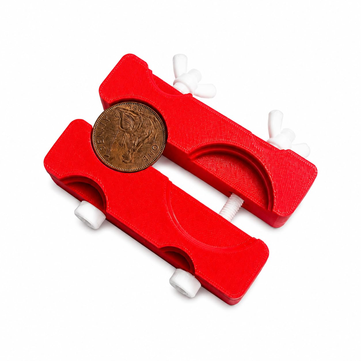 Detecting Innovations Coin Vice, Metal Detecting Coin Cleaning and Holding Tool, Secure Restoration Accessory for Detectorists