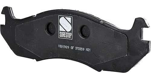 Miniatura 7 de Garage-Pro Juego de pastillas de freno delantero de 2 ruedas compatibles con Jeep CJ7 1985-1986, Jeep Scrambler 1985-1986, semimetálico