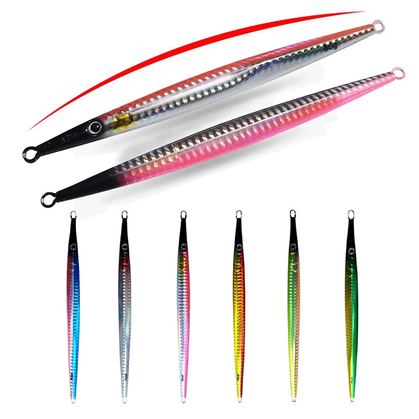 1PC Veloce JIg Richiamo di Pesca Jig Velocità di Caduta Pescatore Barca Pesca in Mare Pesca Metallo Duro Esca Verticale Affondamento Jigging esca
