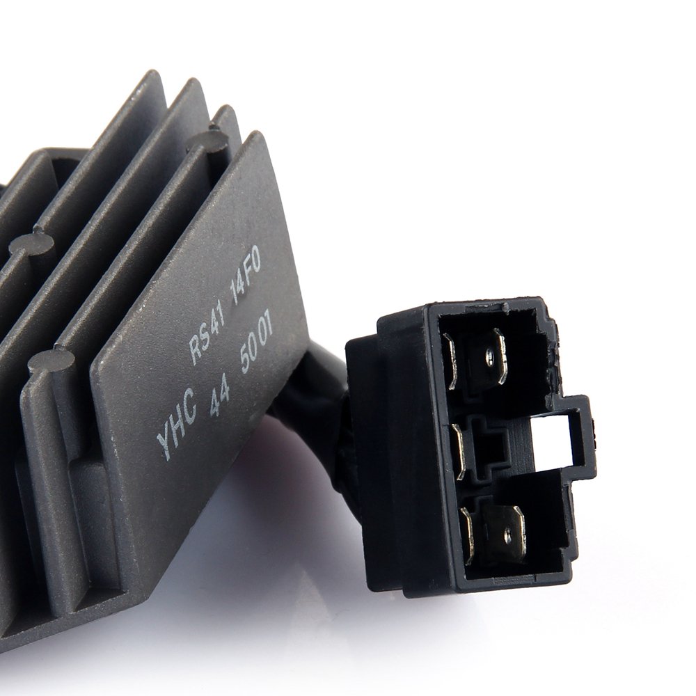 Topteng 12 V regolatore di Tensione raddrizzatore 4 Fili per Suzuki AN400 (Burgman 400/Skywave 400) 1999-2002, AN250 (Burgman 250/Skywave 250) 1998-2002