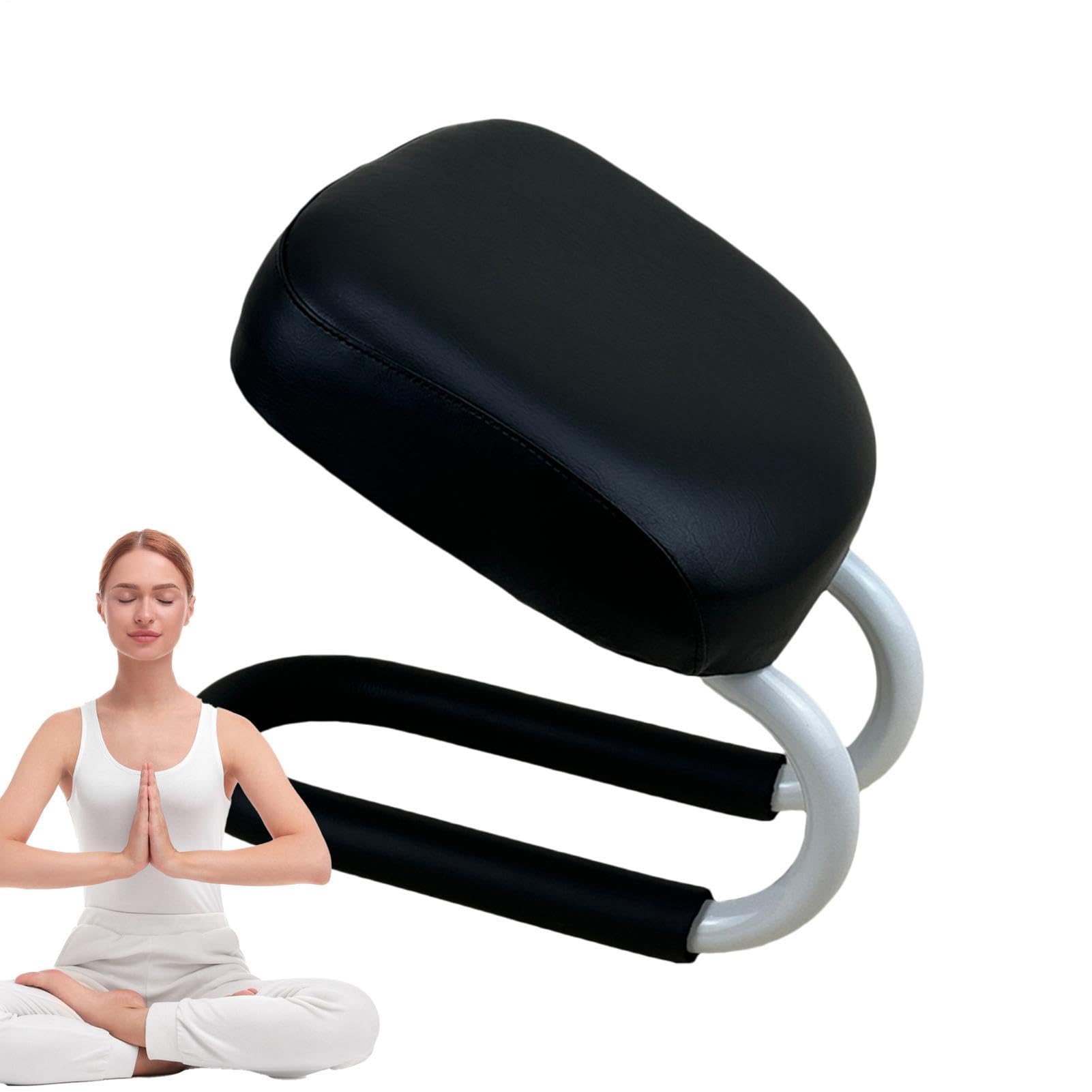 Silla de meditación de yoga ajustable con cojín suave para tu estudio en casa