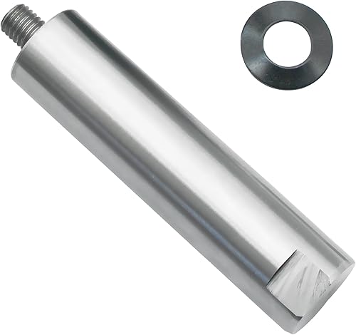 Miniatura 70 de Reposaherramientas de 6 pulgadas con 1 pulgada de diámetro, longitud total de 4 pulgadas, soporte de herramientas recto Woodlathe de barra redonda