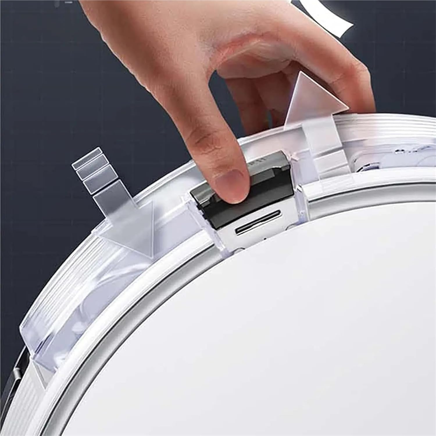 Compatible with Roborock S5 MAX S6 MAXV T7 Pro, Replacement Mop Tray and Water Tank, Vacuum Cleaner Spare Parts, 3-in-1 Module for S50 S55 Models(Plate Orange)