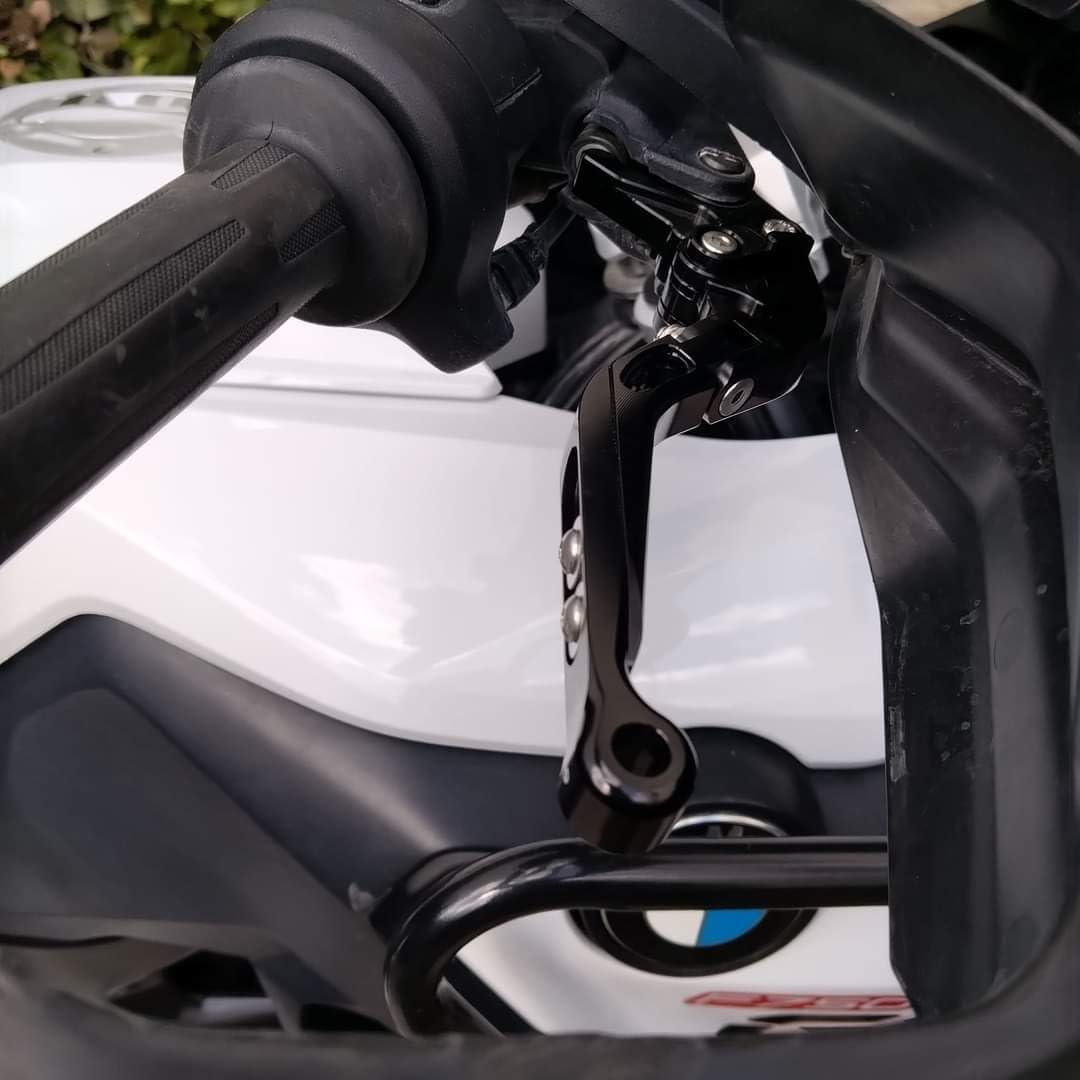 Per Royal Enfield Himalayan 450 Guerrilla 450 2024 2025 Leva freno pieghevole retrattile Leva frizione, in lega di alluminio CNC (Black)