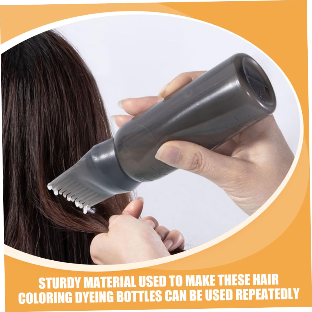 SOESFOUFU 4 Pack Hair Dye Bottles Root Comb Applicators for Hair Coloring Continuous Spray Bottle