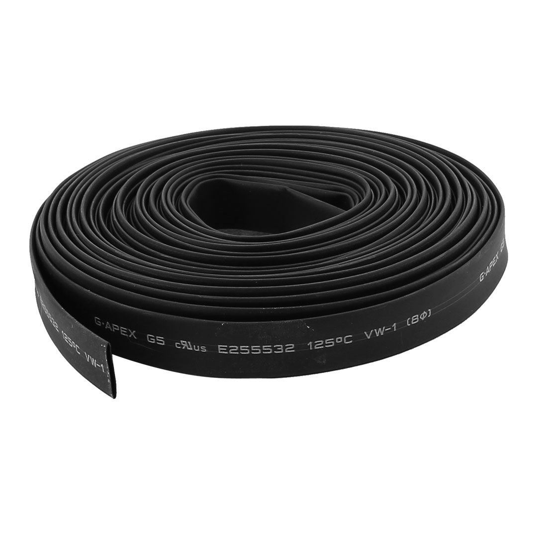 Uxcell Black Sourcingmap Heat Shrink Tubing 8Mm Dia 2:1 Rate Heat Shrink Tube Wire Wrap 10M
