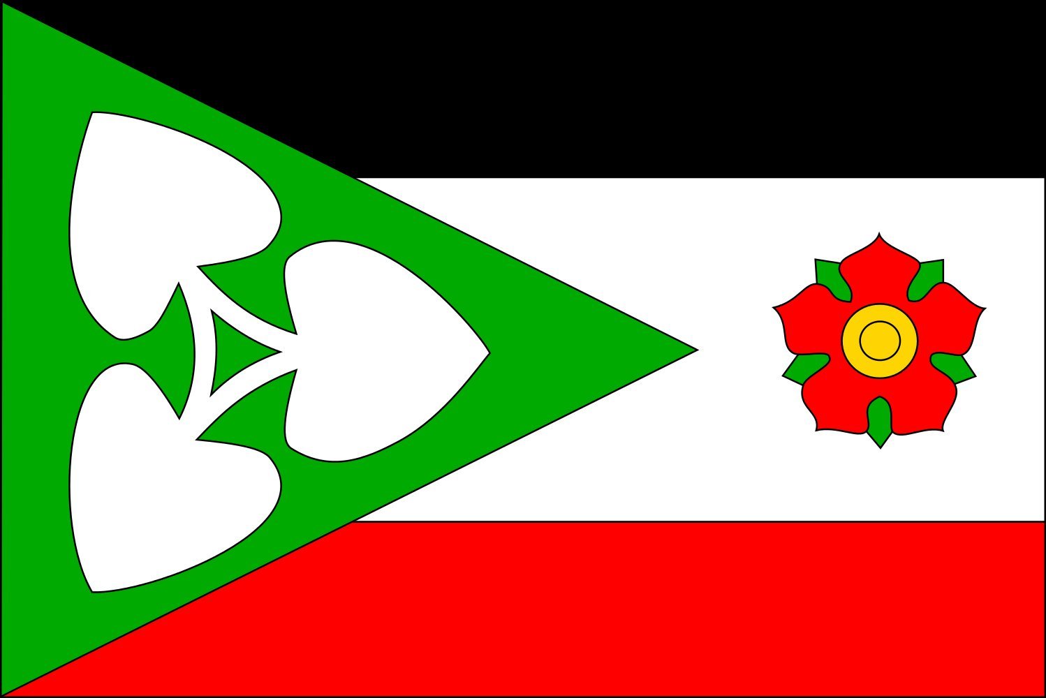 Drapeau paysage Loučka grand format 1,35m² finitions premium