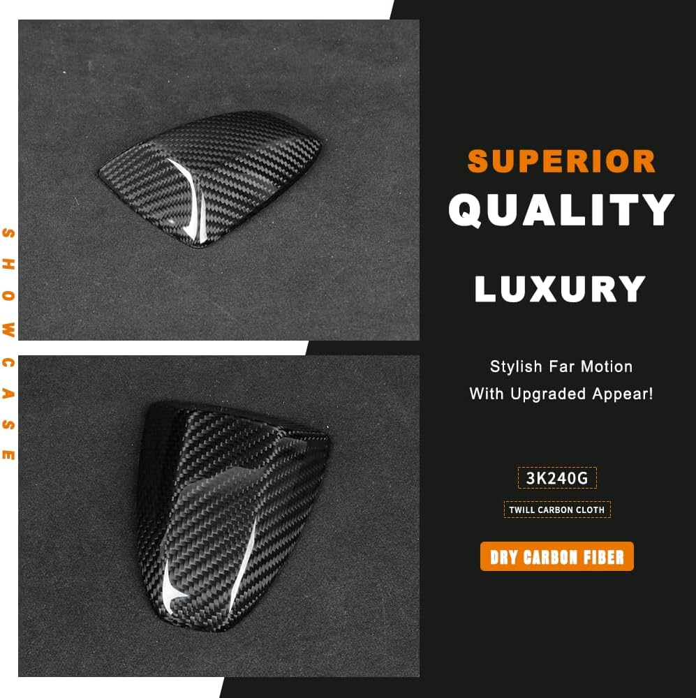 JSWAN Carbon Fiber Car Roof Shark Fin Antenna Base Cover Trim Fit for Nissan Z 400Z RZ34 Fairlady Z (2023 to Now) Roof Aerial Radio Signal Base Antenna Toppers Cover Trim Interior Accessories