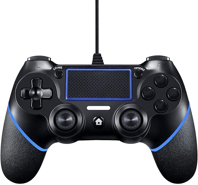 AUELEK Controllers Wired,Professional USB Wired Gamepad for Playstation 4,Mobile Game Controller for USB Wired Controller Playstation 4 Gamepads With Cable Compatible with PC Windows 7/8/XP