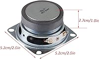 Vista 4 de 2 unids 2 "4 ohmios 3 W gama completa altavoz estéreo altavoz de audio altavoz para DIY altavoz