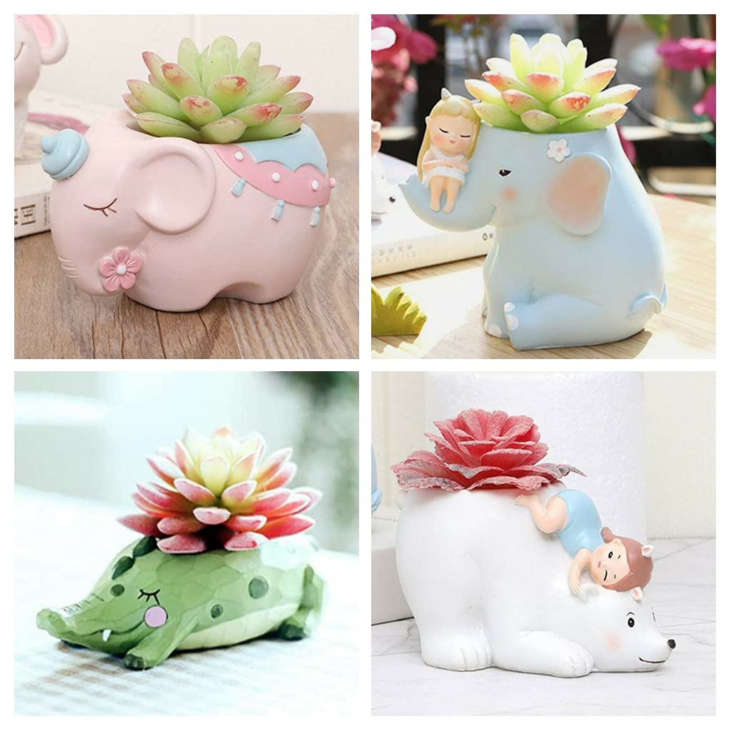 See full amazon price history chart for Brotherhood Enterprise Pack of 4 Pink Elephant,Crocodile,Baby On Bear & Baby On Elephant Design Resin Succulent Pot Resin Planter Succulent Pot Succulent Indoor and Outdoor Pot Brotherhood Enterprise Pack of 4 Pink Elephant,Crocodile,Baby On Bear & Baby On Elephant Design Resin Succulent Pot Resin Planter Succulent Pot Succulent Indoor and Outdoor Pot (B0918MVSGW) Amazon Price History, Amazon Price Tracker