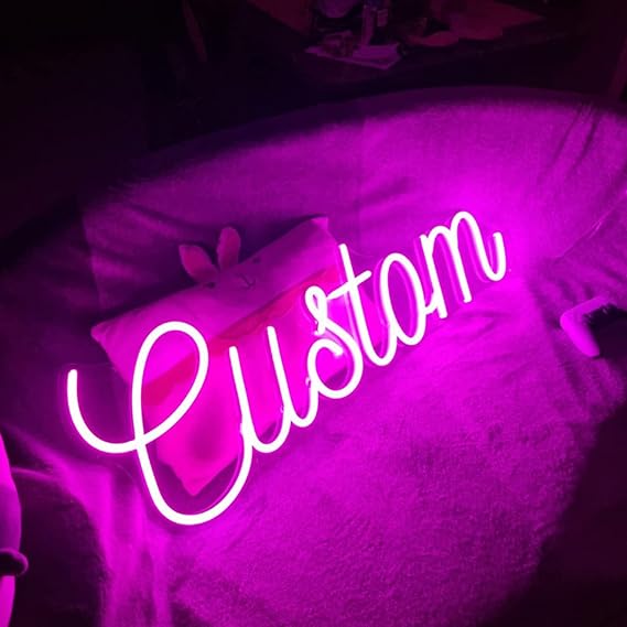 AKOLENM Custom Neon Sign, Customizable Neon Sign for Wall