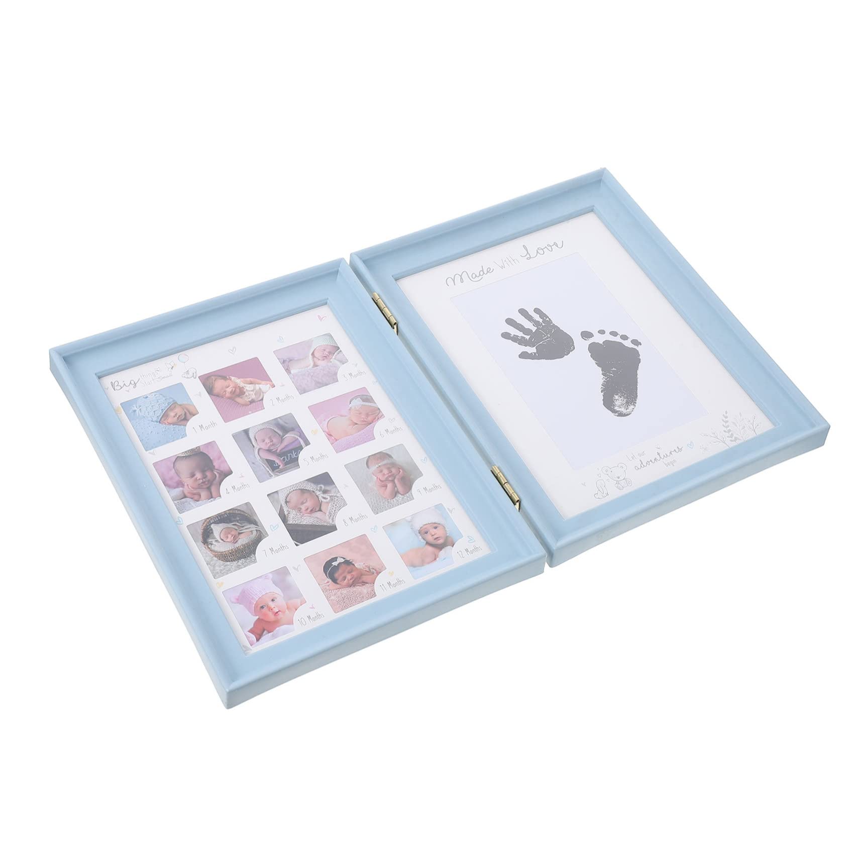VICASKY Baby Handprint Photo Frame Baby Growth Photo Frame Simple Creative Design Adornment