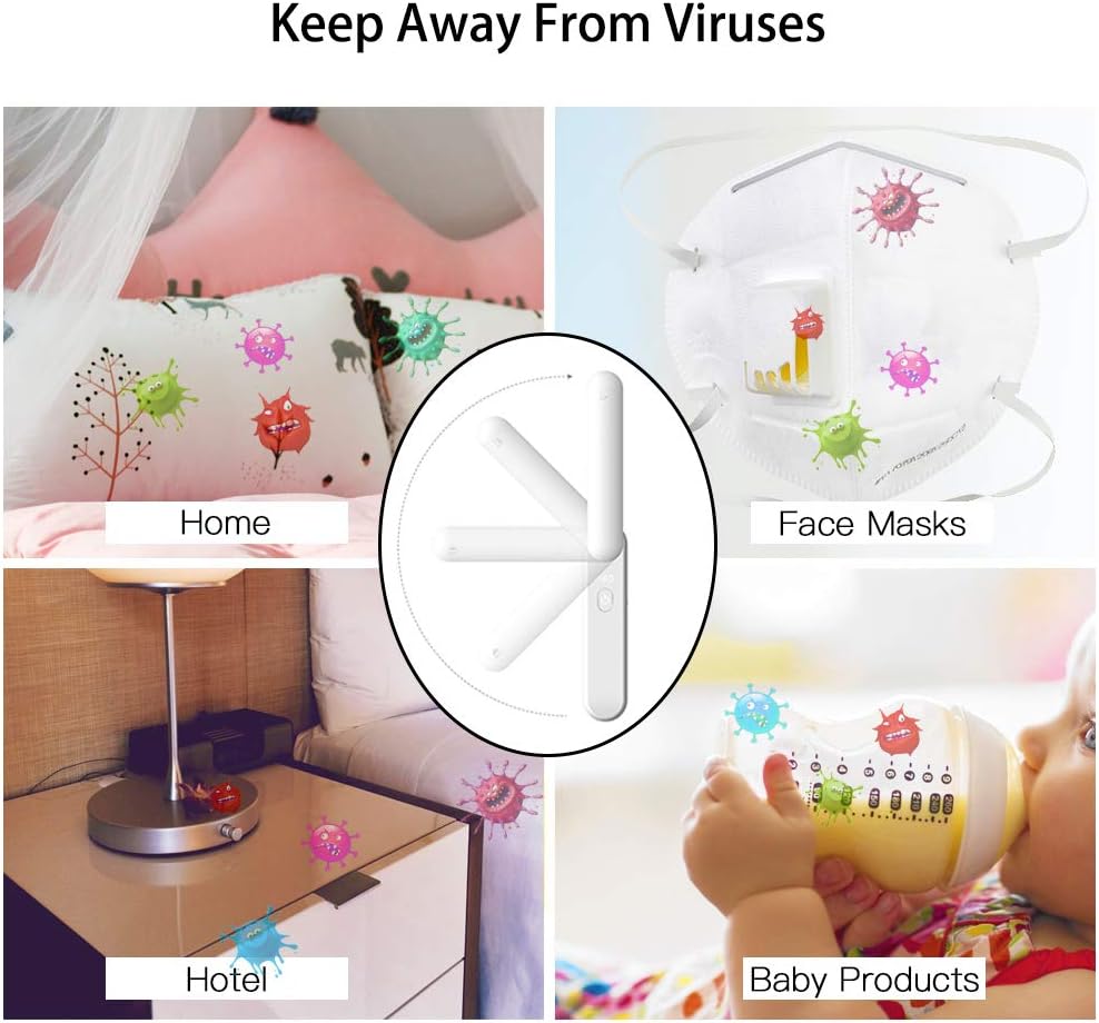 Hоt Dеаlѕ UV Light Sanitizer Wand, AIWOIT Ultraviolet Disinfection Sterilizer, Real 6 UVC LED Portable Handheld Sterilization Disinfector Kills 99.99% of Harmful Substances