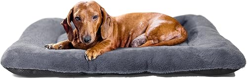 Miniatura 29 de Cama para Jaula de Perros Lavable para Perros XXS, de Lujo, de Piel Sintética Gruesa, Esponjosa, Cómoda, Almohadilla de Jaula Antideslizante, Tapete