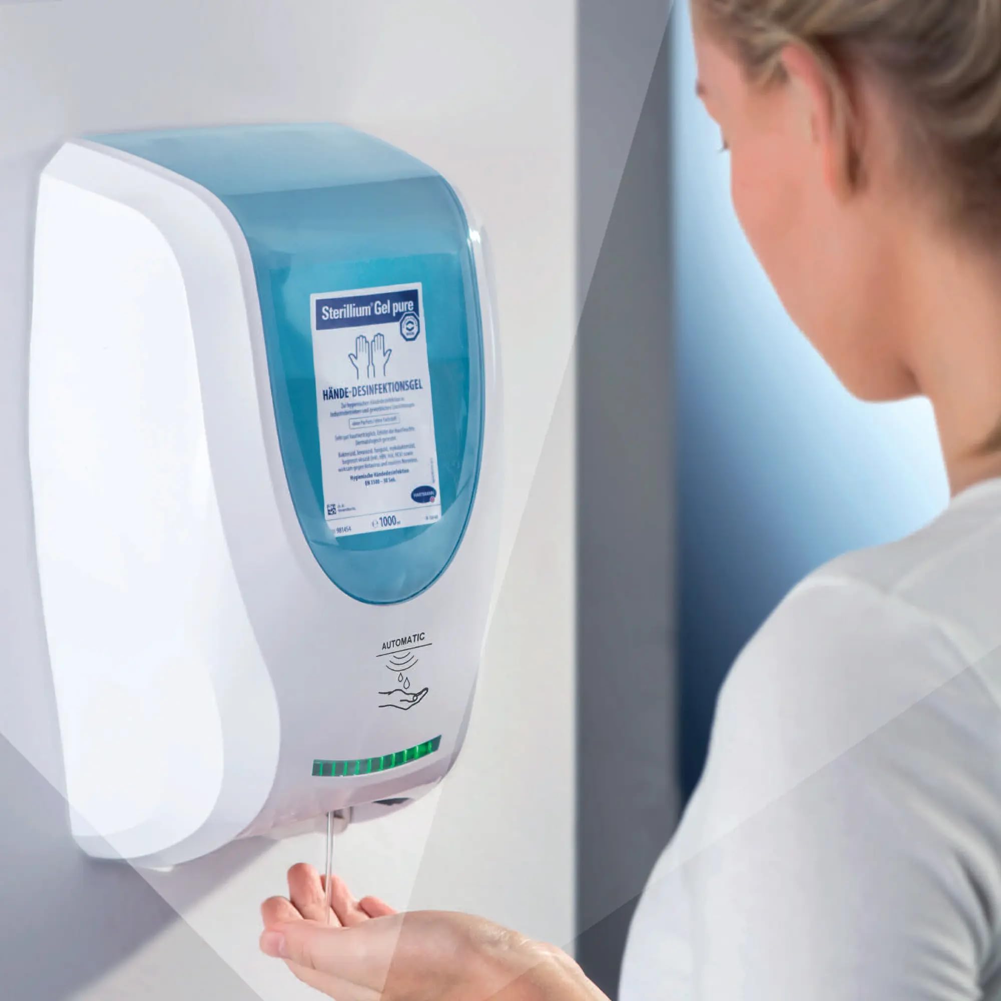 Dosierspender CleanSafe touchless Desinfektionsgel berührungslos Infrarot-Sensor