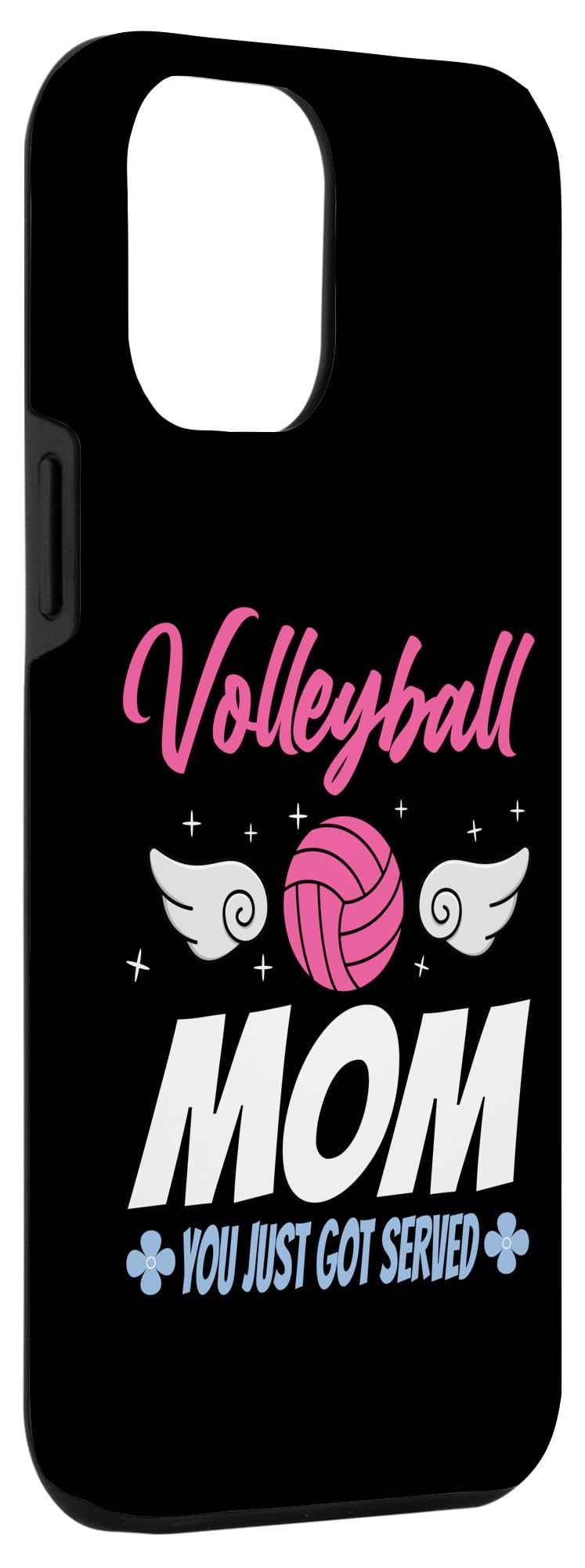 iPhone 12 Pro Max Womens Volleyball Mom - You Just Got Served Case - Image 3