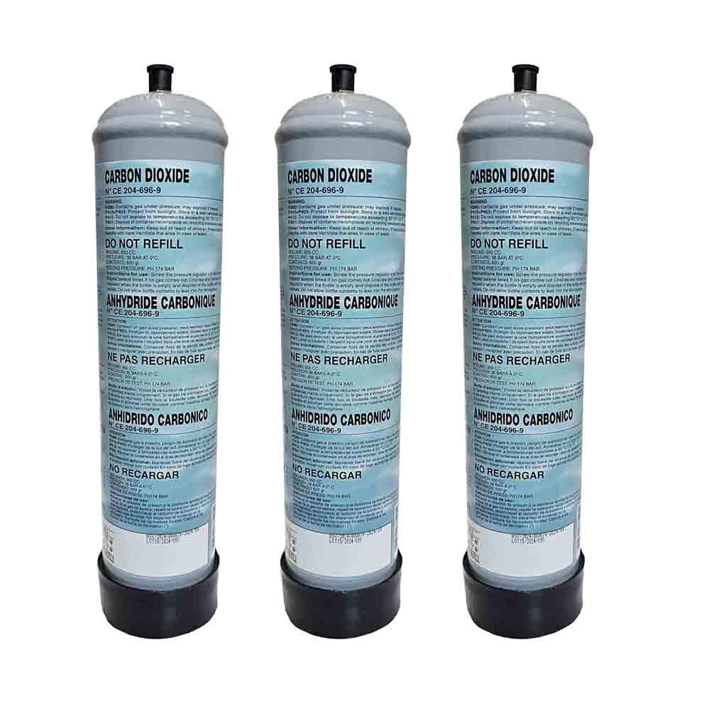 Bombola CO2 1300g Per Acquario - Monouso, Con Supporto, Made In Italy - Eurotre - Foto 4