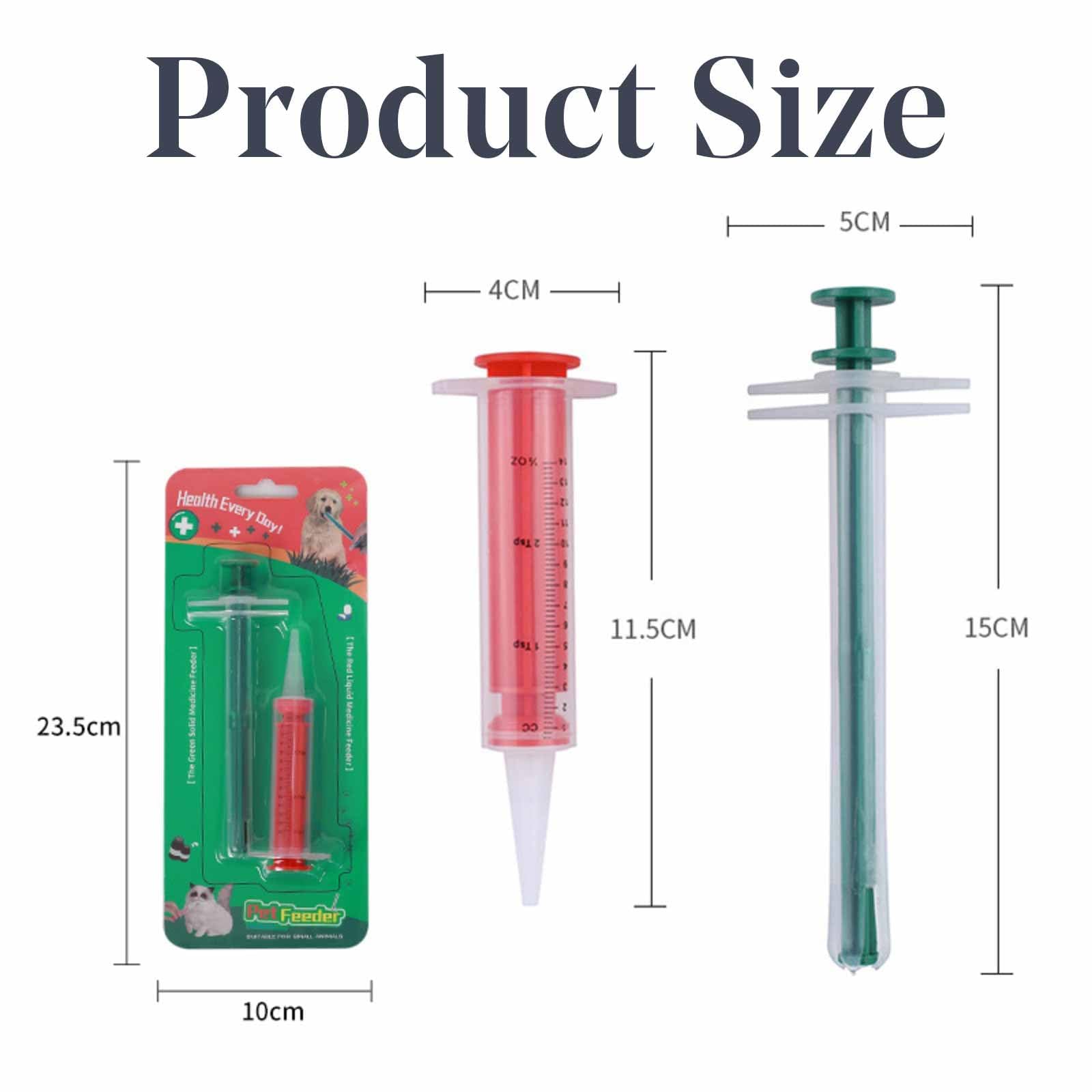 4PCS Pet Syringe Pet Pill Shooter Soft Tip Pet Tablet Feeder Reusable Medical Feeding Dispenser Tool for Cats Dogs Small Animals,cat pill popper - Image 2