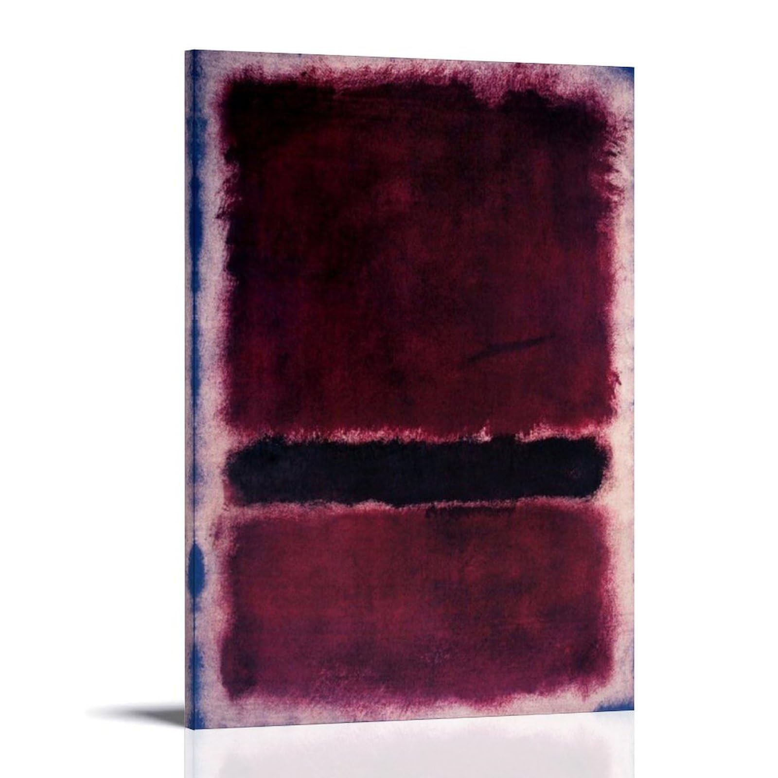 ZHAOZIQQ Mark Rothko Poster Purple Black 1963 Abstract Rectangular Regions Of Color Wall Art Picture Painting Canvas Prints Artworks Bedroom Living