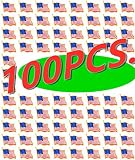 lot Small 50/100/200/300PCS Metal American Flag pin Waving Lapel Pins United States USA Badge Pins P