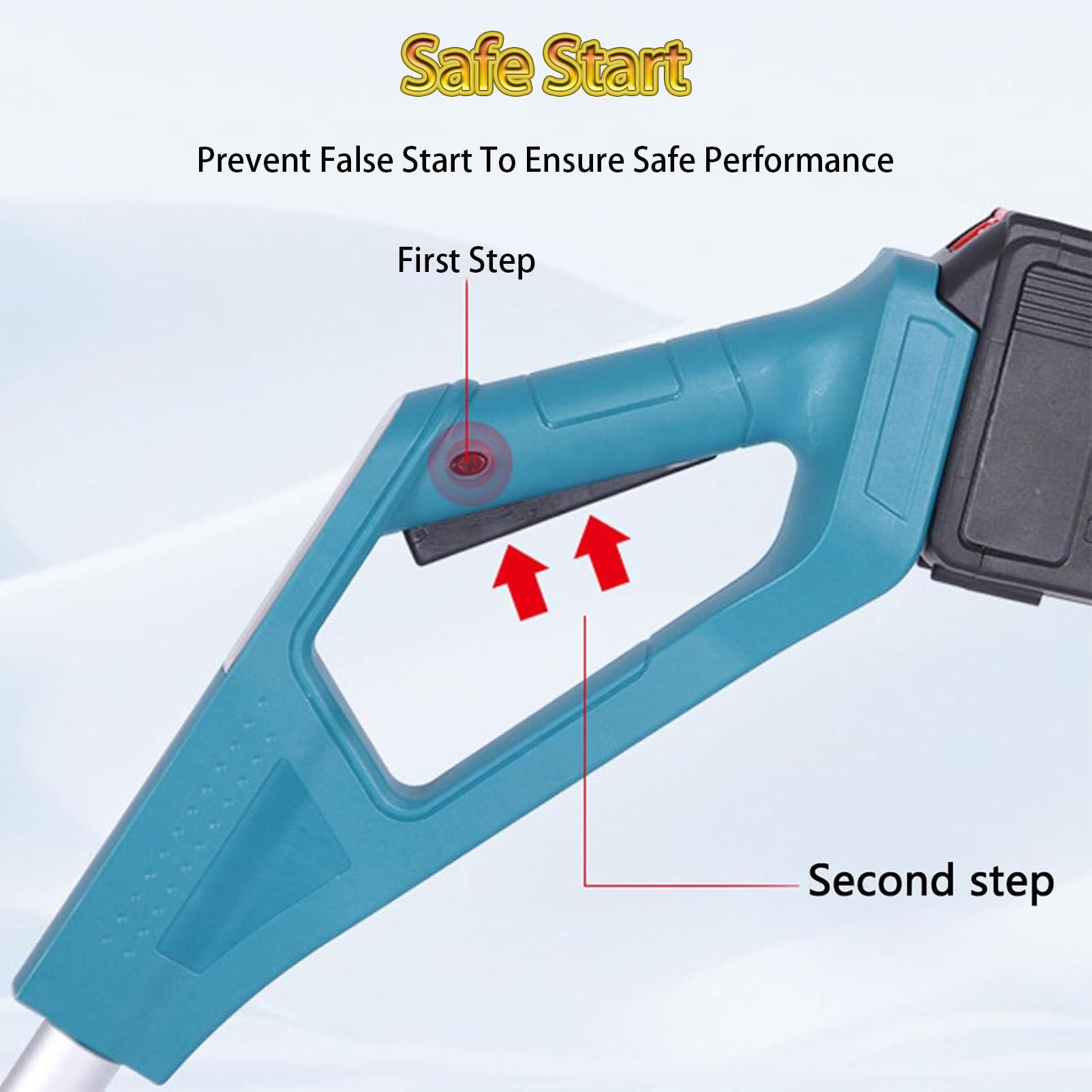 Pala da neve elettrica, senza fili e ricaricabile, con piastra direzionale e manico frontale regolabile, 30 minuti di funzionamento continuo, batteria inclusa