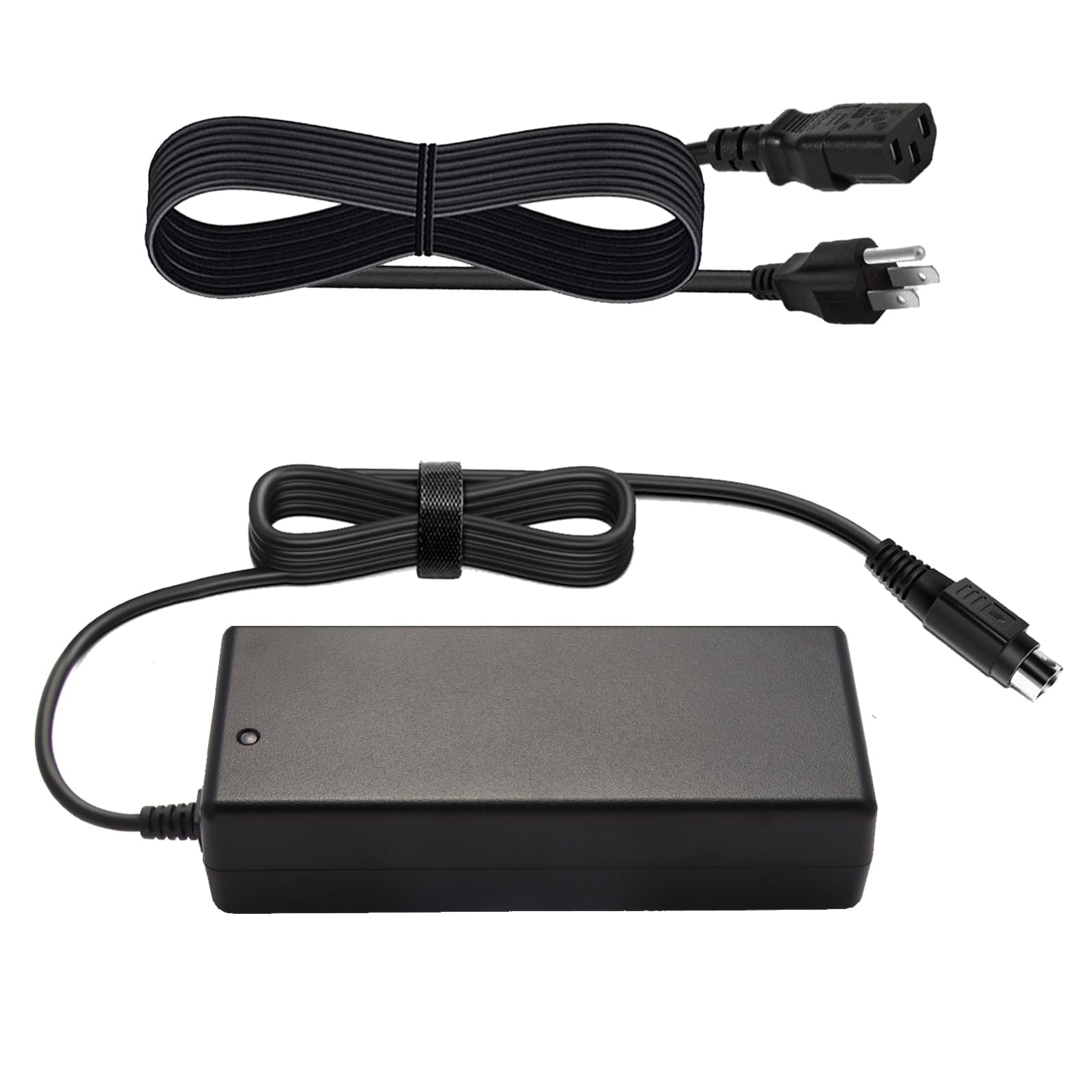 DC12V 8.33A - 10A Adaptateur secteur 4 broches pour Synology Disk Station 4-Bay DS410 DS416 DS418 DS918+ DS923+ DS410j DS411 DS411J DS412 DiskStation Network Storage NAS Server 12V 120W alimentation