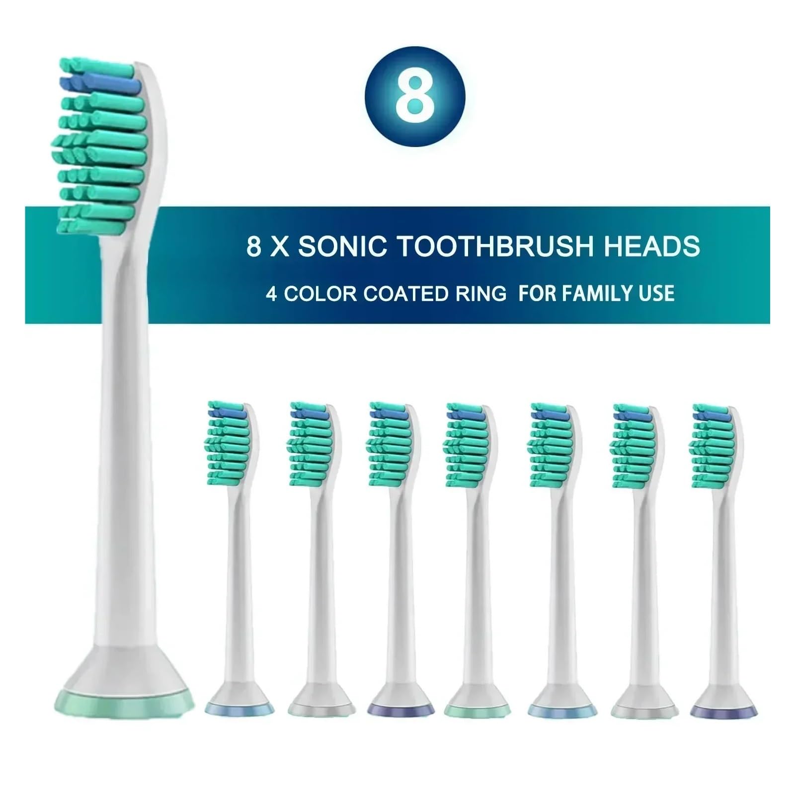 4/8/12/16 cabezales de repuesto for cepillos dientes(16pcs)