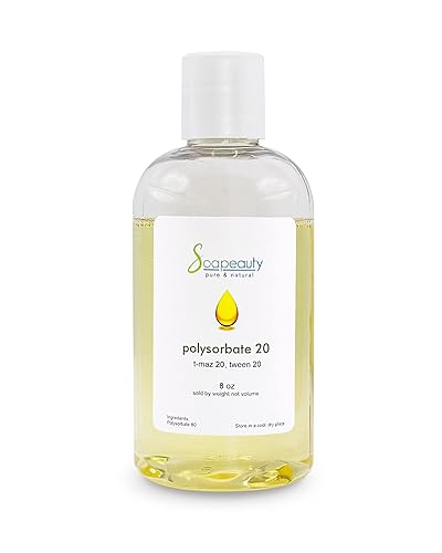 Polisorbato 20 T-MAZ 20, TWEEN 20  Surfactante y emulsionante solubilizador de grado cosmético 100% puro, tamaños 2 oz a 7 libras, 8 oz disponible en Yaxa Colombia