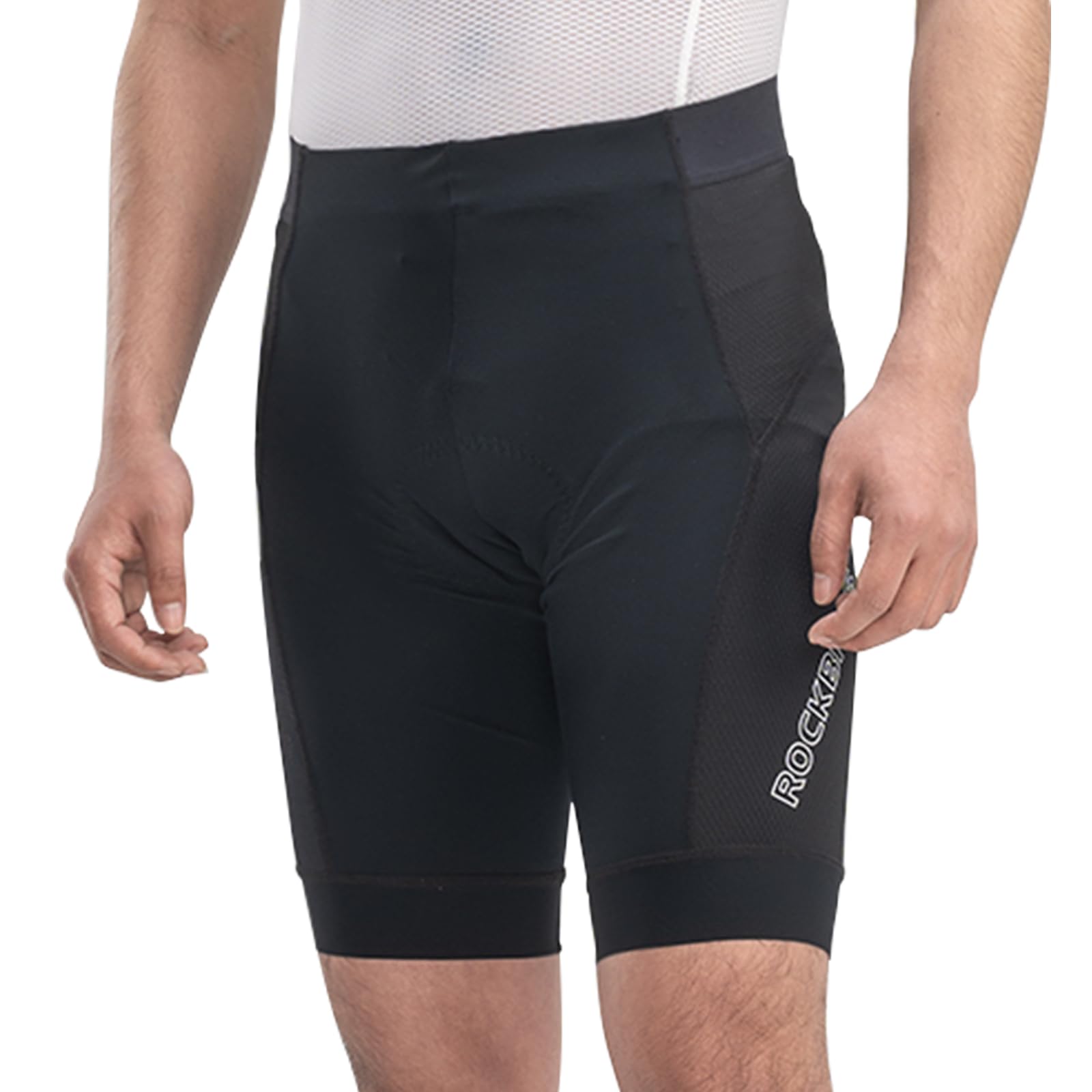 ROCKBROS Pantaloncini Ciclismo Uomo, Pantaloni Ciclismo Esitivo, con Imbottitura 3D Traspirante e Morbido, Pantaloncini Bici Adatta a MTB, Bici Gravel e Bici da Corsa