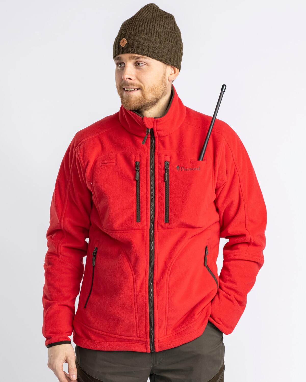 Pinewood Furudal - Forro polar reversible para hombre, para senderismo, senderismo, caza, deportes de perro y muchas actividades al aire libre