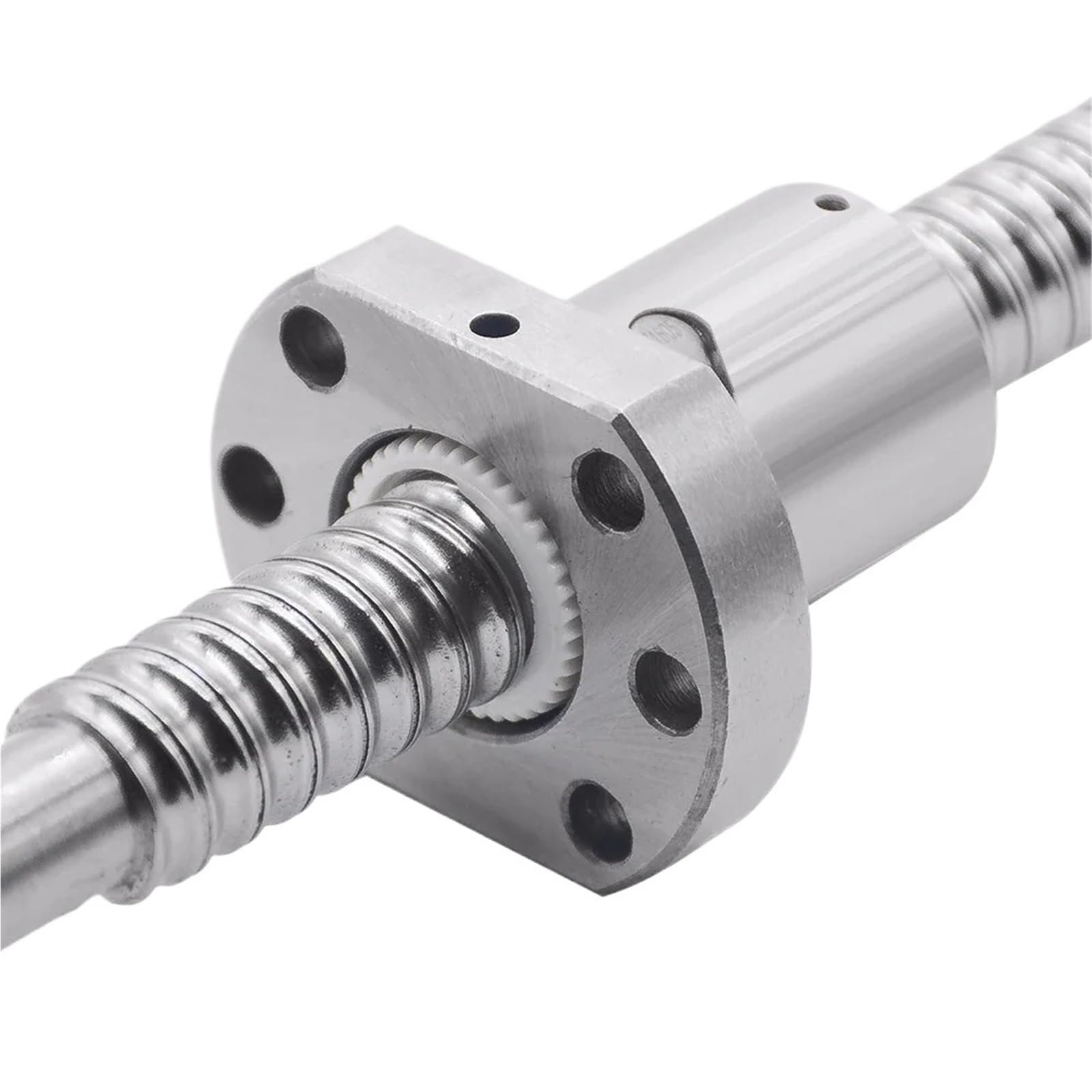 Husillo de bolas, husillo de bolas de guía lineal SFU1605 200 300 350 400 500 600 800 1000 mm Tornillo de bola C7 1605 Brida Tuerca de bola simple BK/BF12 RM1605 Extremo mecanizado(500mm)